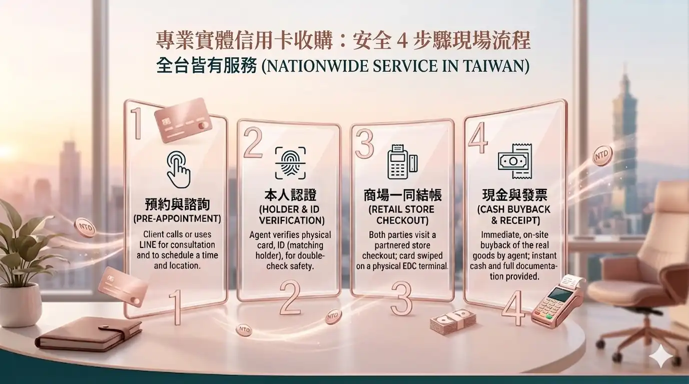 【2026 最新】刷卡換現金流程全解析：實體過卡、現場交易，安全重點一次看懂
